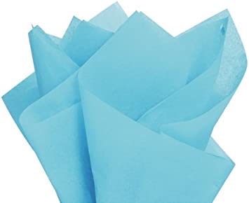 Sky Blue Tissue Paper, 8 Sheets